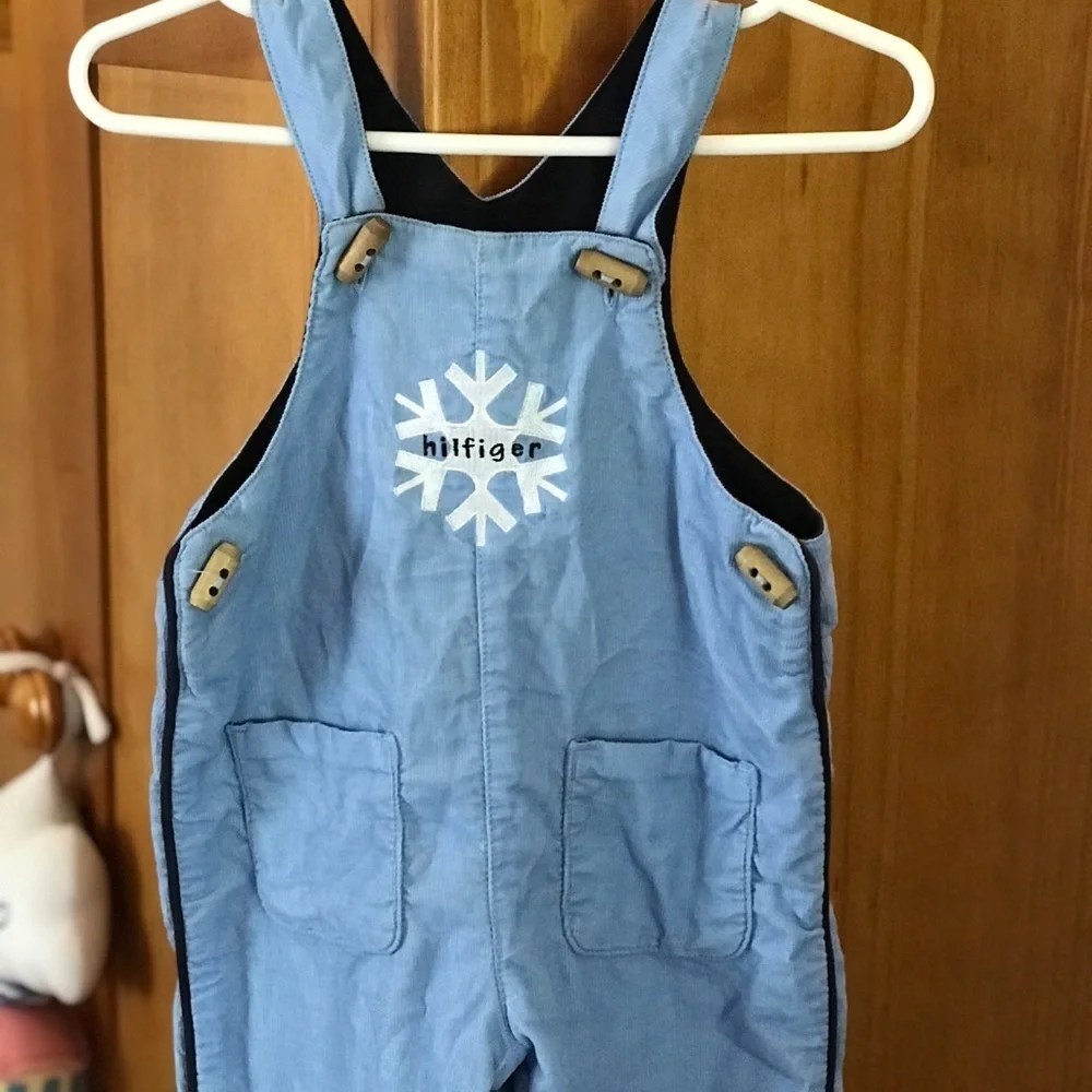 TOMMY HILFiGER Snowflake Cotton Overalls